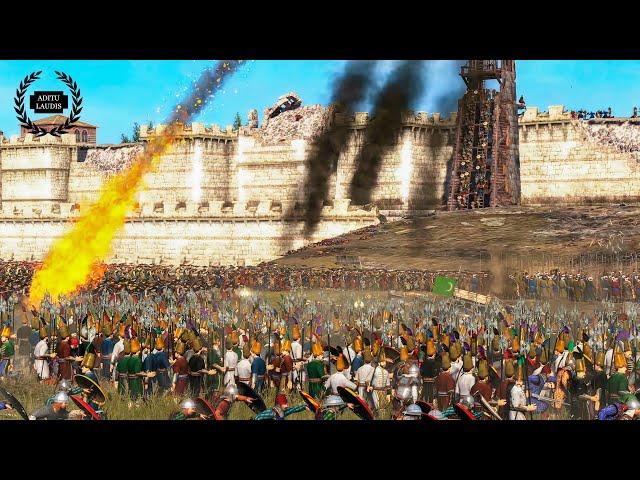 Siege of Constantinople | Ottoman Empire vs Romans - Epic Cinematic Total War Battle