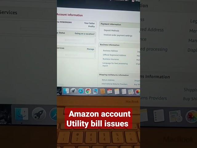 Amazon Account Reinstatement and | utility bill issue #amazon #foryou