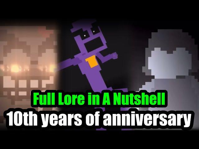 Full FNAF Lore in a Nutshell (10th YEARS OF ANNIVERSARY SPECIAL)