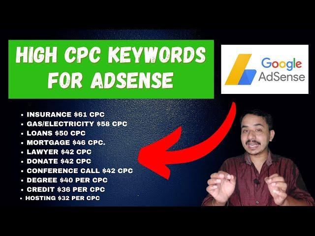 Highest Paying AdSense Keywords  | high cpc keywords 2021-22