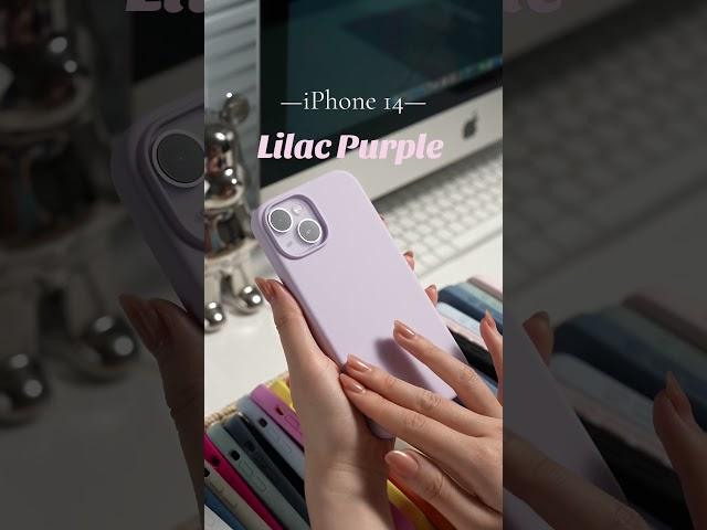 You found a perfect case for your lilac purple iPhone 14 ️#siliconecase #apple #iphone14 #foryou