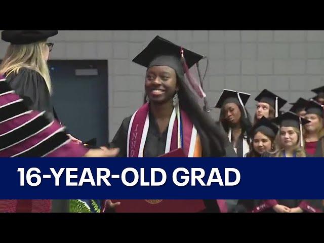 North Texas 16-year-old becomes youngest Texas Woman’s University graduate