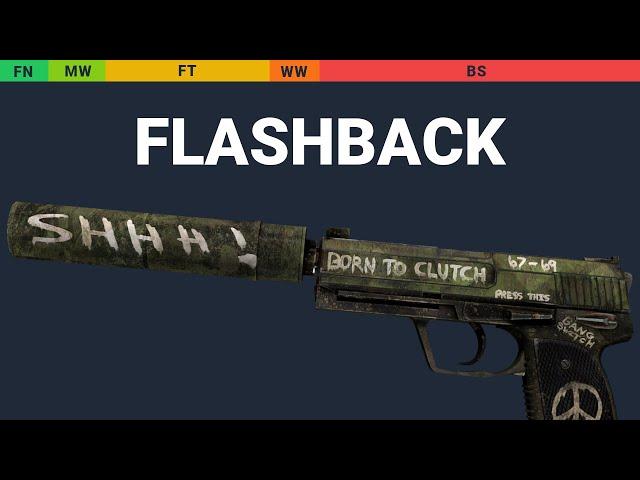 USP-S Flashback - Skin Float And Wear Preview