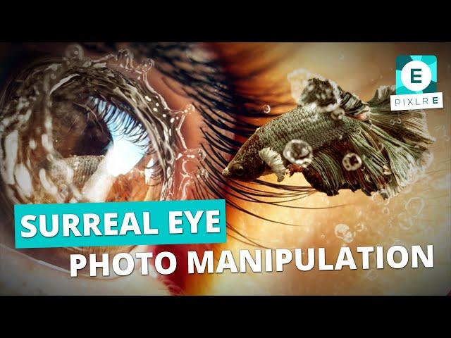 Create A Surreal Eye Photo Manipulation in Pixlr E