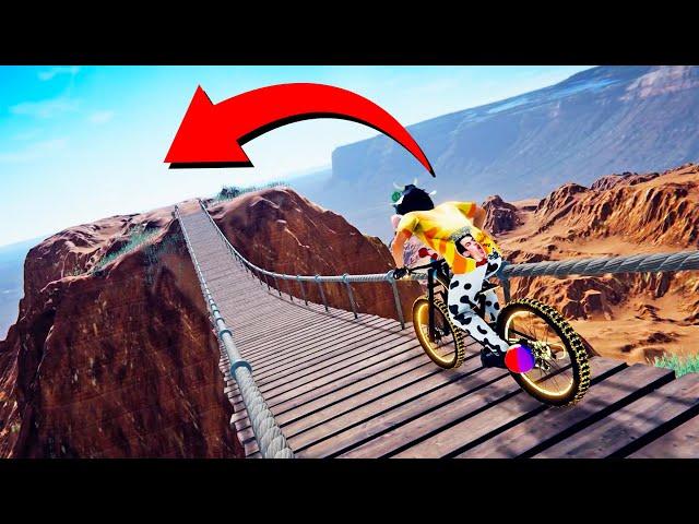 THE CRAZIEST BIKE PARK EVER?! (Descenders)