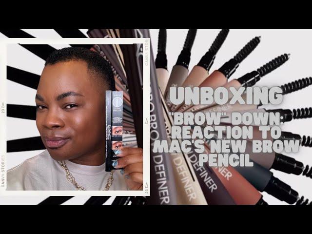 SWATCHING MAC NEW PRO BROW DEFINER | REACTION AND APPLICATION VIDEO