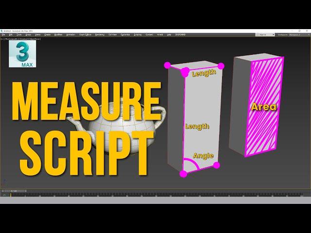 Measure Distance Object 3ds Max | Eris Graphic