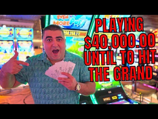 Playing $40,000 Until I Hit THE GRAND JACKPOT On Huff N Even More Puff Slot