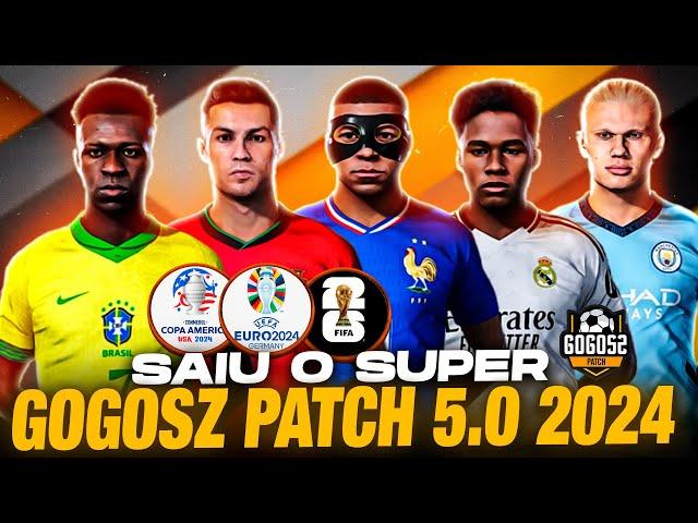 GOGOSZ PATCH 5.0 ATUALIZADO | +DE 1.000 ESTÁDIOS | +DE 20 NARRADORES | KITS E FACES EM 4K - PES 2021