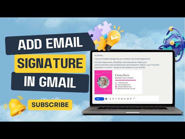 Add Signature in Gmail Like a PRO in 2 Minutes!