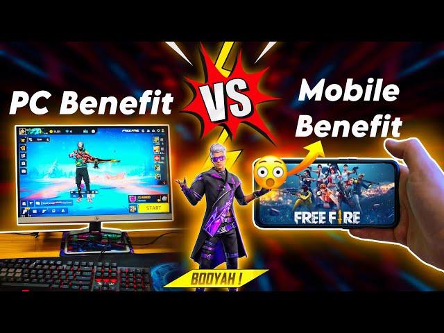 PC vs Mobile which is best - free fire | Top Benefits of Playing Free fire on Computers 