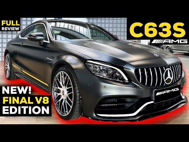 2023 MERCEDES C63S AMG Coupe NEW Final Edition THE LAST V8 BRUTAL Sound Exhaust FULL In-Depth Review