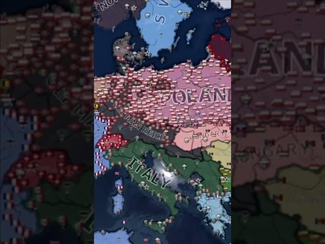 What If Every State In Poland Had 200 Calvary Divisons in 1939? hoi4 Timelapse #hoi4  #shorts