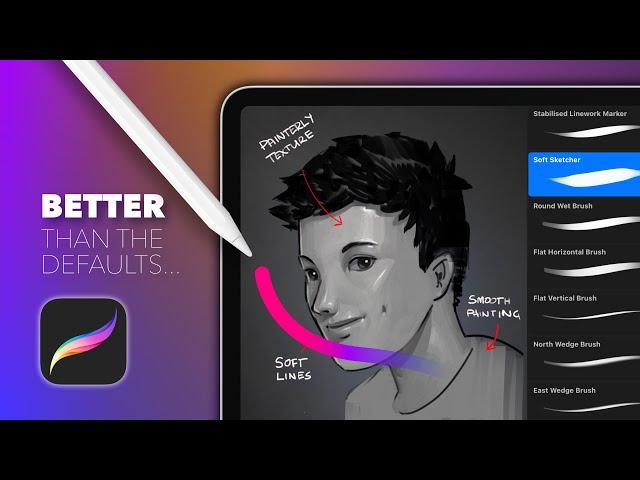 The best brushes for Procreate (my custom brushset)