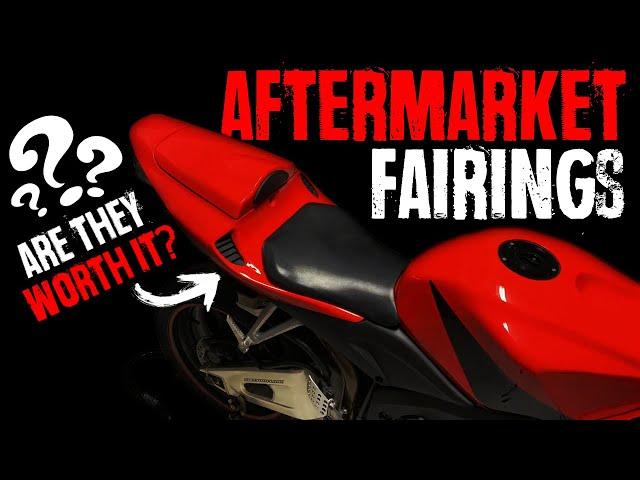 Installing AFTERMARKET FAIRINGS on my CBR600RR!