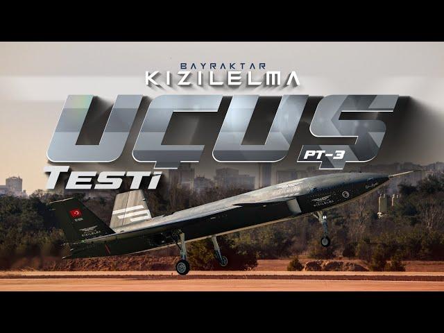 Bayraktar #KIZILELMA PT-3 Test Uçuşu