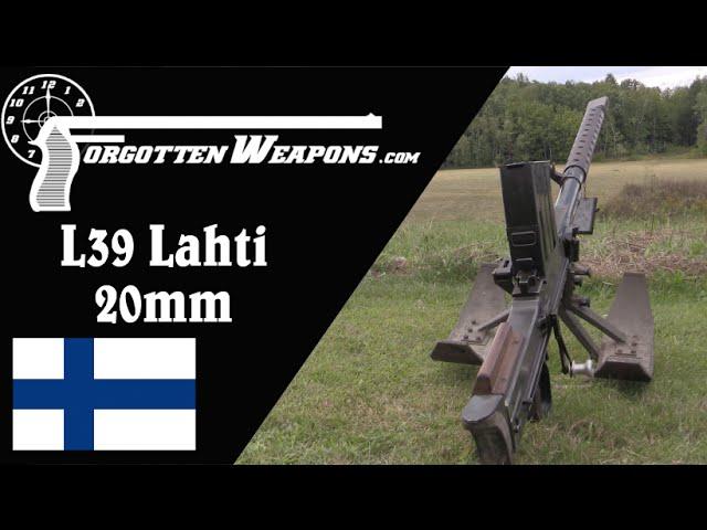 20mm Lahti L39 Antitank Rifle (Shooting & History)