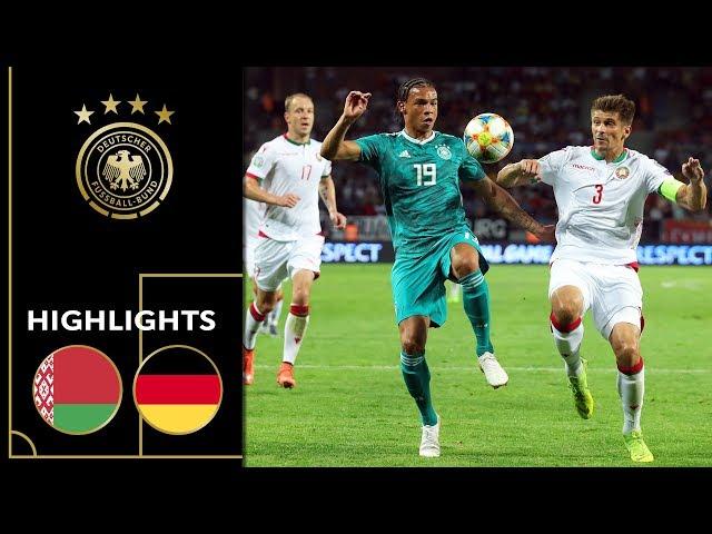 Sané & Reus score for the victory! | Belarus vs. Germany 0-2 | Highlights | Euro Qualifiers