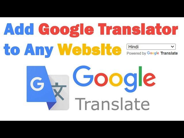 How to Add Google Translator to Any Website