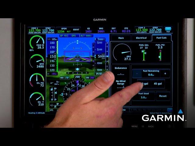 Garmin G3X Touch: Using Engine-monitoring Capabilities