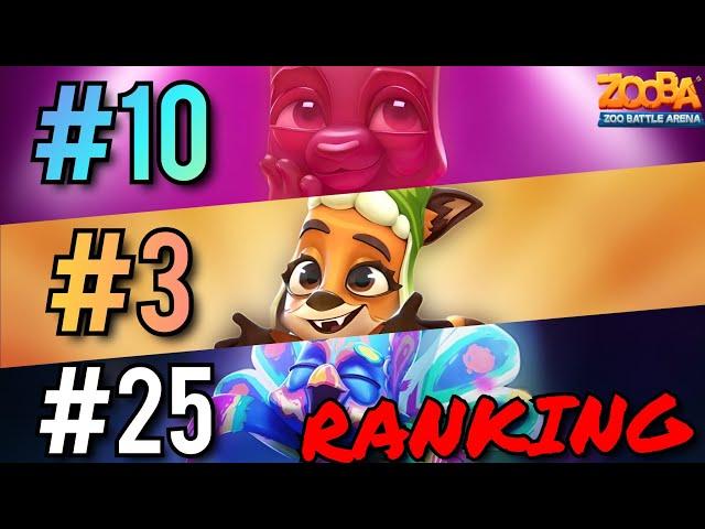 I Ranked EVERY Zooba Character Solo Showdown | Zooba Ranking Updated 2024 (1) | TheOne Gaming |