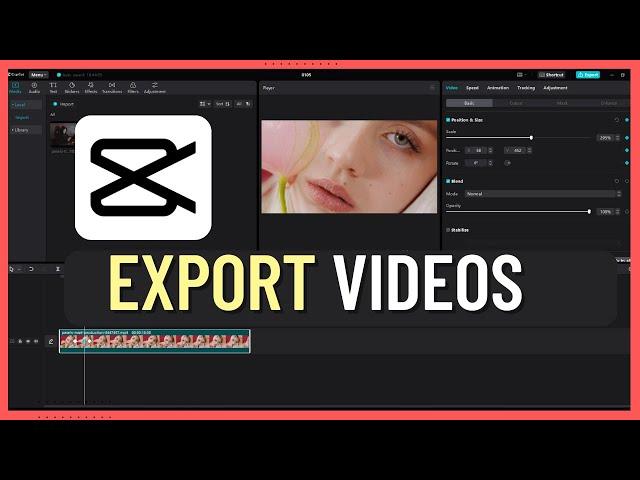 How to Export Videos on Capcut PC