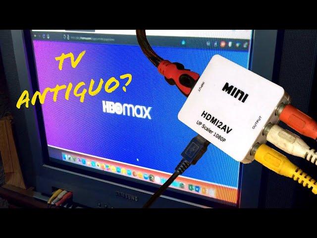 Convierte HDMI a AV (audio y video)