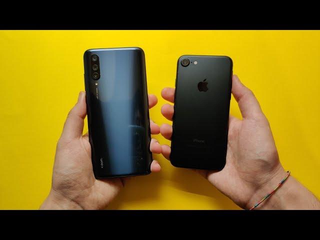 Xiaomi Mi 9 Lite vs iPhone 7 - Speed Test!