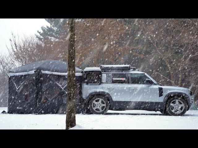 ENJOY -16℃ SNOW STORM  Electroman's 27℃ Hot Car / Land Rover DEFENDER
