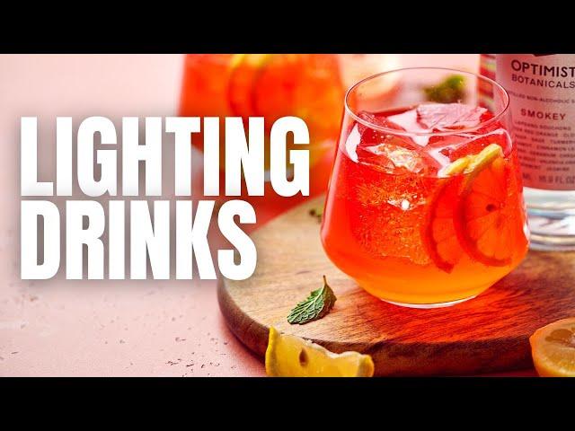 2 Lighting Tricks for Drinks Photography