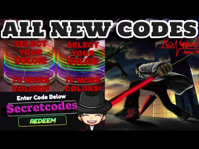 ALL RO GHOUL *NEW* CODES FOR JANUARY 2025!!! | NEW RC CODES FOR RO GHOUL (Roblox)