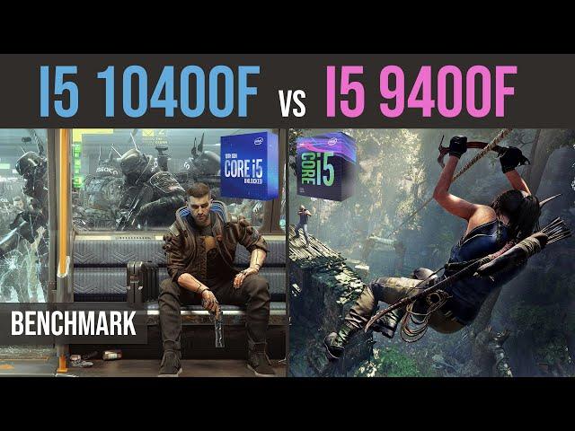 intel i5 10400f vs intel i5 9400f test in 8 games