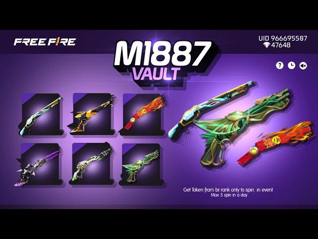 All M1887 Gun Return Event Free Fire | New Event Free Fire Bangladesh Server | Free Fire New Event