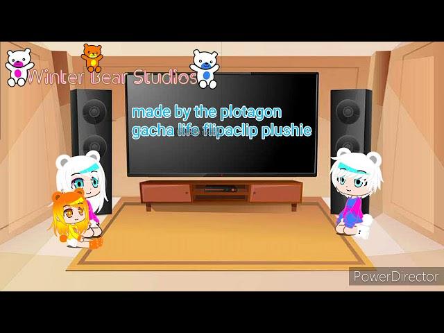 polar bear siblings react to @the plotagon gacha life flipaclip plushie 's hot milk meme | read desc