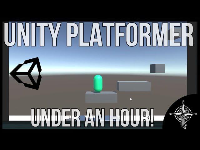 How to Build Your First Game In Unity! Side Scroller Platformer Game Tutorial