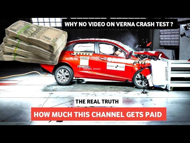 क्यों नहीं डला HYUNDAI VERNA CRASH TEST का VIDEO | REALITY OF @NikhilRana & GLOBAL NCAP PAID TEST