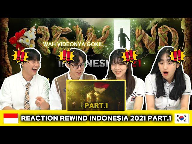 [Reaksi Siswa Korea] REWIND INDONESIA 2021  | PART.1