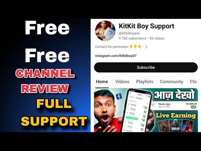 KitKit Boy Support New Video | Best Creator Facebook Earning Tips Video Channel | PK Support