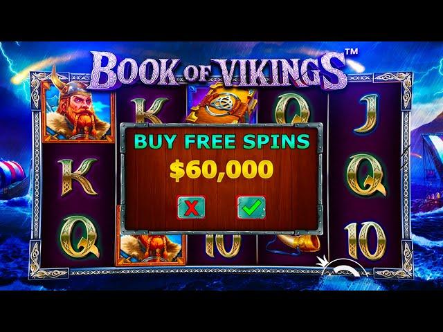 The $60,000 Book of Vikings Bonus Buy!