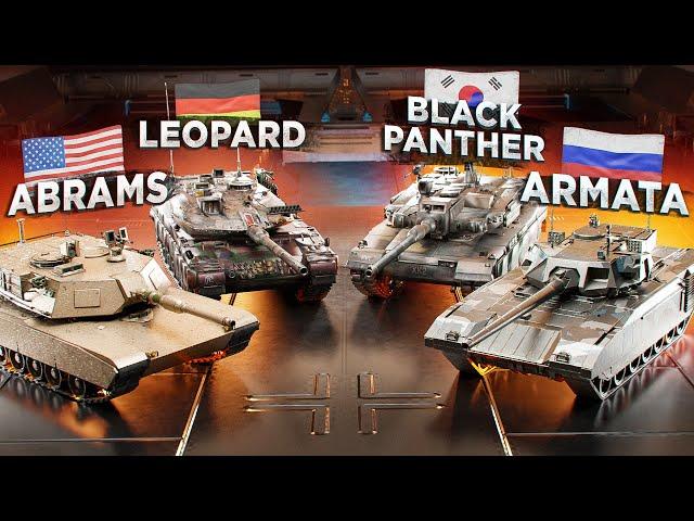 Сравнение Лучших Танков в Мире | Армата vs Abrams vs Leopard vs Black Panther