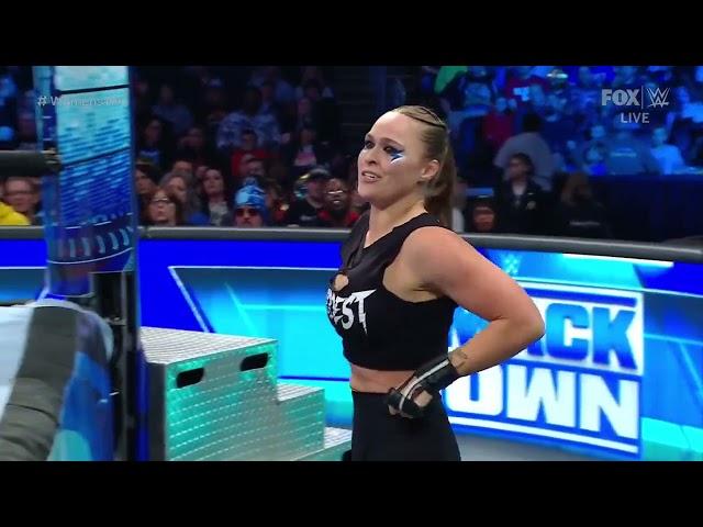 Full Match - Ronda Rousey vs Emma Smackdown Women's Championship - WWE Smackdown 10/28/22