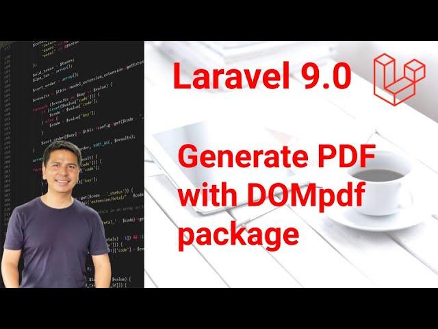 Laravel 9 Generate PDF with DOMpdf package  [PLABSTUDIO]