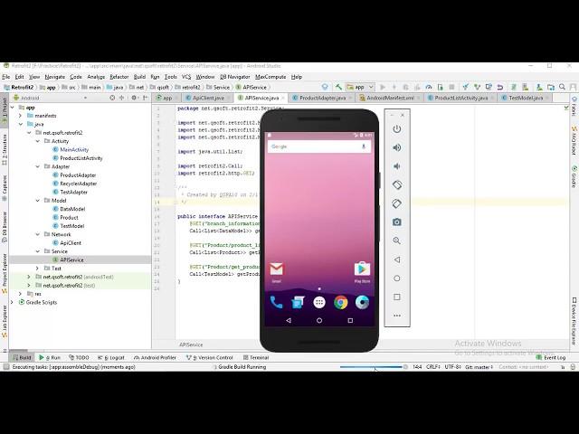 Android Retrofit 2 Tutorial | Fetch Json Data in RecyclerView and Cardview