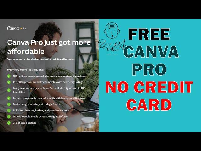 Get Canva Pro 45 Days for Free without Credit Card | Web24 |