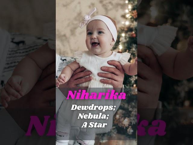 Top 5 Baby Girl names with letter 'N' [Hindu] #babyshark #uniquebabygirlsname #uniquebabyname