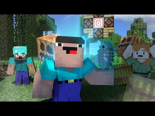 Alex and Steve life - Battle training to NOOB (Minecraft Animation)