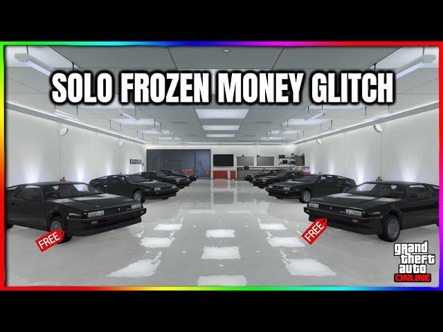 *NEW* SOLO FROZEN MONEY GLITCH IN GTA 5 ONLINE! *SUPER EASY* (GTA 5 MONEY GLITCH)