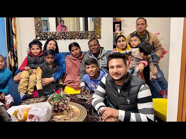 New Year Party Master Ji And Neta Ji Ki Family Ke Sath ️ At My House @sandeepbhatt