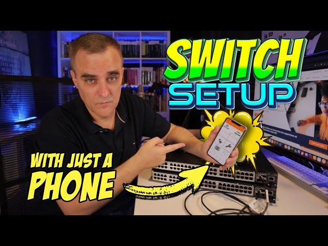 Can you configure networks with a phone? Includes FREE courses // Aruba switch initial setup