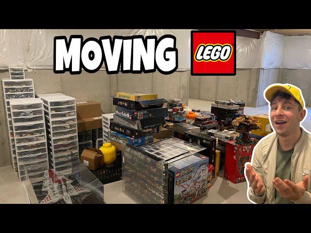 Moving My ENTIRE Lego Collection in 24 Hours